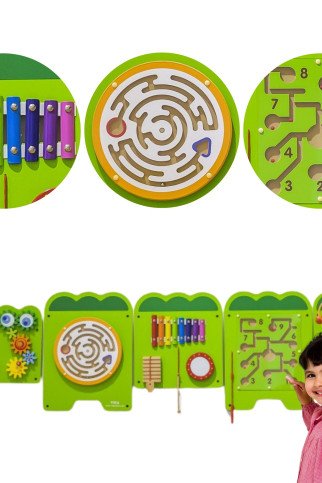 VIGA Krokodilinis Manipuliacinis Jutiklinis Įrenginys FSC Montessori Sertifikatas VIGA Krokodilinis Manipuliacinis Jutiklinis Įrenginys FSC Montessori Sertifikatas