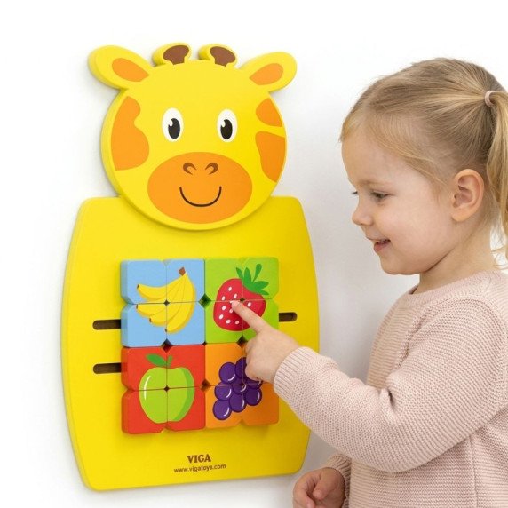 VIGA Medinis Senvagės Lentelė FSC Montessori Sertifikatas
