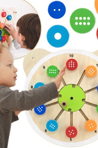 VIGA medinis skaičių lentelė FSC Montessori sertifikuota