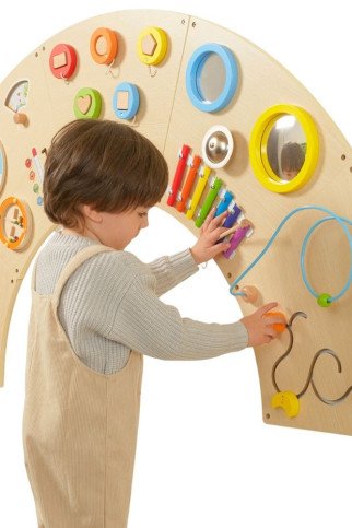 VIGA Montessori Arkos sienos manipuliacinis lentos modelis