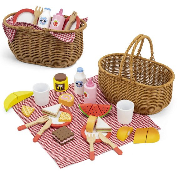 VIGA Medinis pikniko rinkinys, 30 vnt.