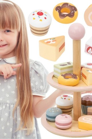 VIGA Medinis Keksių Patepimas su Aksesuarais VIGA Medinis Keksių Patepimas su Aksesuarais