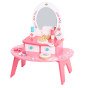 TOOKY TOY Rožinis medinis makiažo staliukas su veidrodžiu