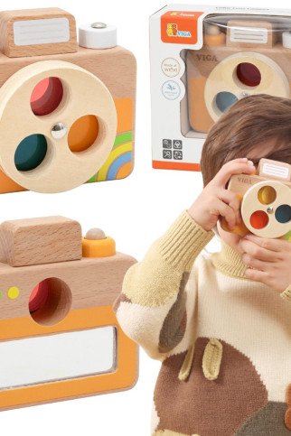VIGA Medinis Fotoaparatas - Spalvos ir Garsas VIGA Medinis Fotoaparatas - Spalvos ir Garsas