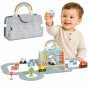 TOOKY TOY Mini miesto mobilus automobiliukų rinkinys