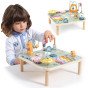 VIGA PolarB Edukacinis Stalas su Cymbalų Lempomis Montessori Sąyrio Sensory