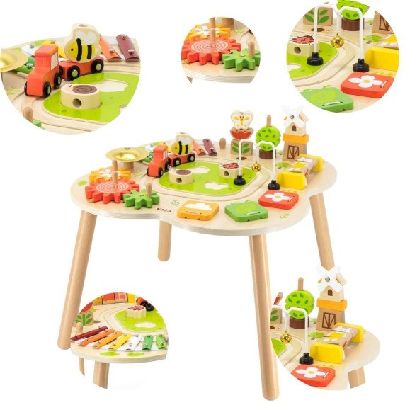 VIGA PolarB Edukacinis stalo veiklų piramidės simboliai Montessori jutimo produktyvūs.