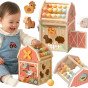 TOOKY TOY Medinis ūkininkijos ūkis veiklos rūšiaviklis Montessori skečiui