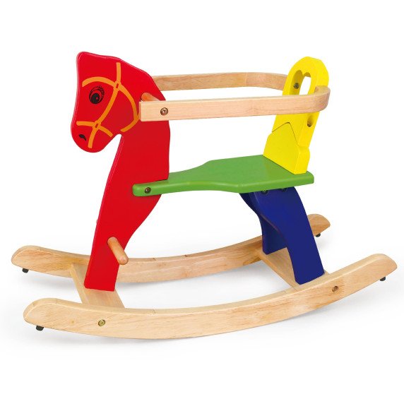 Viga Toys Medinis Supamas Arkliukas