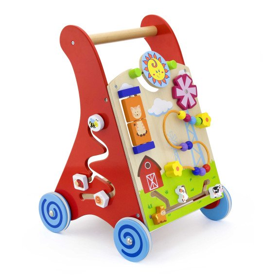 Viga toys Mokomasis Pasivaikščiojimo Vežimėlis vaikams Montessori'ai