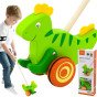 Viga Toys medinis dinozauras stūmiklis