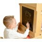 MASTERKIDZ Dvigubos pusės Skritulinė ir Džiovinimo valkliai Lenta 2 viename Edukacinė Sieninė Lenta Flex