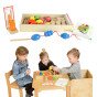 Didelis medinis Montessori siuviklis iš MASTERKIDZ