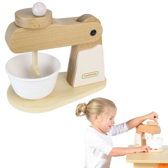 MASTERKIDZ Medinis virtuvės mikseris vaikams