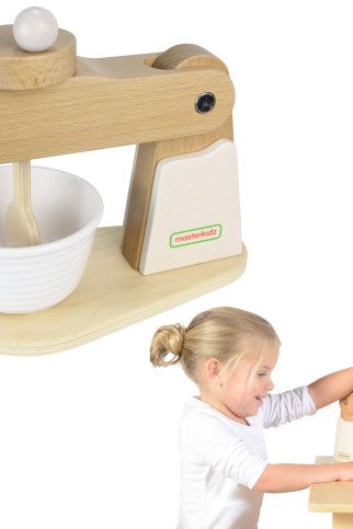 MASTERKIDZ Medinis virtuvės mikseris vaikams