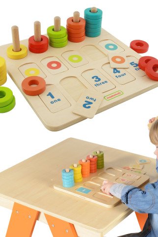 MASTERKIDZ Mokymasis spalvų ir skaičiavimo Montesori lavinantis lentelės MASTERKIDZ Mokymasis spalvų ir skaičiavimo Montesori lavinantis lentelės