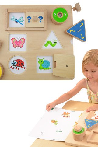 MASTERKIDZ Edukacinė lenta Atminties mokymosi Montessori MASTERKIDZ Edukacinė lenta Atminties mokymosi Montessori