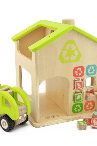 MASTERKIDZ Šiukšlių rūšiavimo ir perdirbimo stotis iš medžio modelis MASTERKIDZ Šiukšlių rūšiavimo ir perdirbimo stotis iš medžio modelis