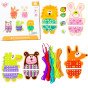 TOOKY TOY Medinis 5-in-1 gyvūnų siuvinėjimo žaidimas