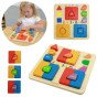 MASTERKIDZ Edukacinė lentyna išmanusis dėlionės rodymas mišrių spalvų Montessori metodu