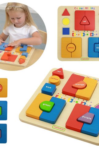 MASTERKIDZ Edukacinė lentyna išmanusis dėlionės rodymas mišrių spalvų Montessori metodu MASTERKIDZ Edukacinė lentyna išmanusis dėlionės rodymas mišrių spalvų Montessori metodu