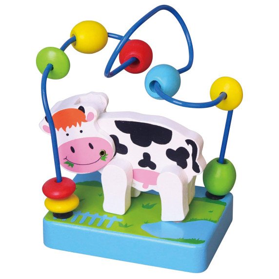 VIGA medinis labirintas su varikliukais Little Cow