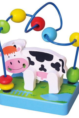 VIGA medinis labirintas su varikliukais Little Cow VIGA medinis labirintas su varikliukais Little Cow