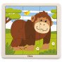 VIGA Patogus Medinis Gorilos Puzzle 9 dalių