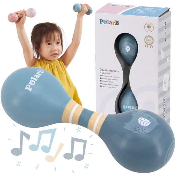 VIGA PolarB Maracas muzikinis instrumentas vaikams Rattle