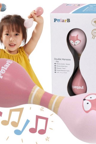 VIGA PolarB Maracas Muzikinis instrumentas vaikams Skambutis VIGA PolarB Maracas Muzikinis instrumentas vaikams Skambutis