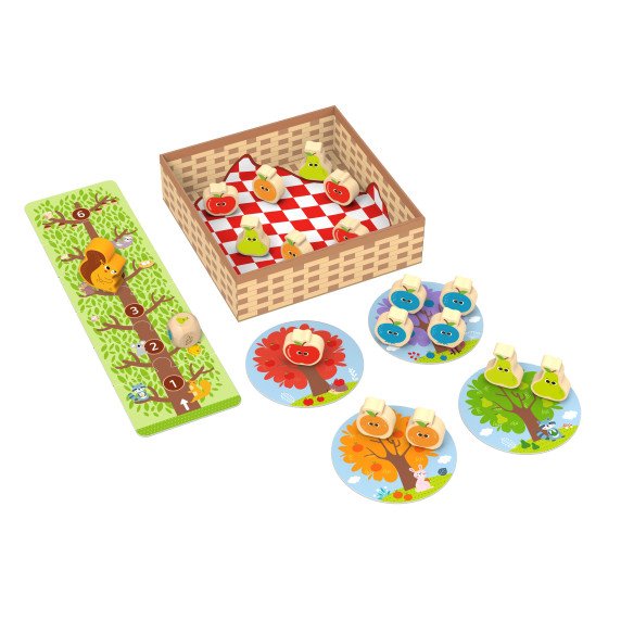 TOOKY TOY Voverė sode šeimos stalo žaidimas