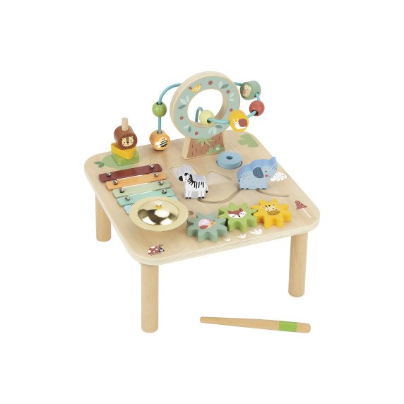 TOOKY TOY Medinis veiklos stalas Montessori cimbolai