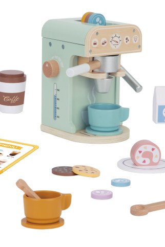 TOOKY TOY Medinis kavos aparatas „Baristas Cafe“ TOOKY TOY Medinis kavos aparatas „Baristas Cafe“