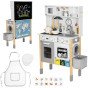 TOOKY TOY Medinis virtuvėlės rinkinys 9 in 1 buitinės technikos priedai Map