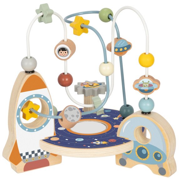 TOOKY TOY Medinis Raketos variklio kilpa labirintas