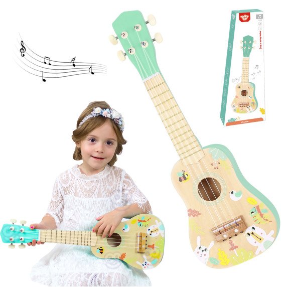 TOOKY TOY medinis ukulelės gitara vaikams nuo 3 metų