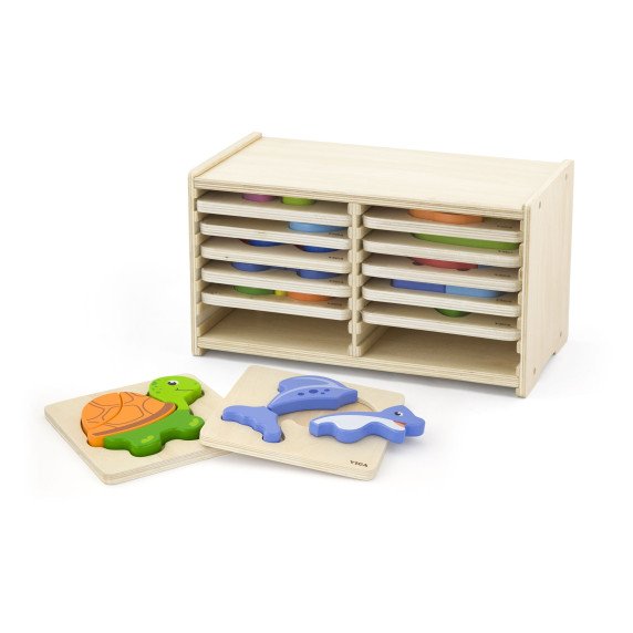 Viga Toys Mediniai Žaidimai 12 Lentų