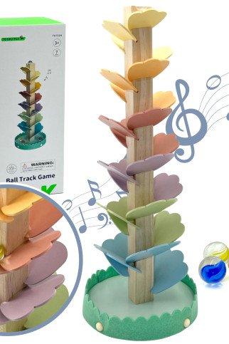 TOOKY TOY Medinis Spalvingas Sukantis Bokštas Vaikams TOOKY TOY Medinis Spalvingas Sukantis Bokštas Vaikams