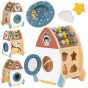 TOOKY TOY Kosminis Raketų Veiklos Rūšiavimo Medinis Labirintas