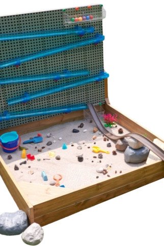 MASTERKIDZ XXL STEM WALL 2in1 kūrybinė lentyna su smėlio dėžės komplektu MASTERKIDZ XXL STEM WALL 2in1 kūrybinė lentyna su smėlio dėžės komplektu