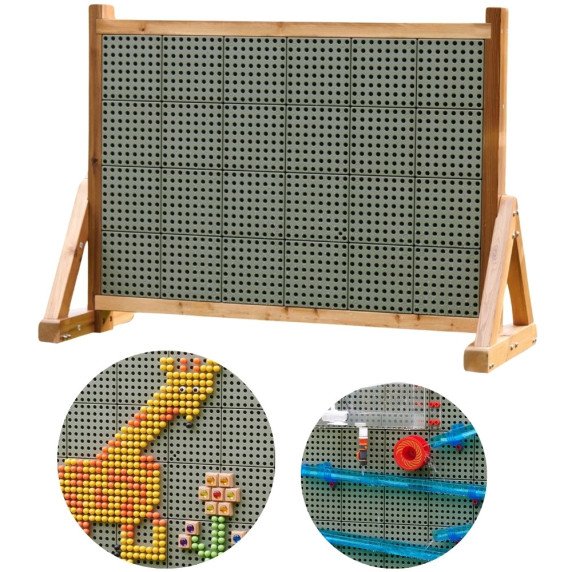 MASTERKIDZ medinis sieninis lenta XXL Mokslinė Kūrybiška STEM WALL lauke