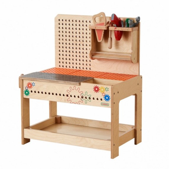 MASTERKIDZ Medinė Montesori STEM dirbtuvė su įrankiais