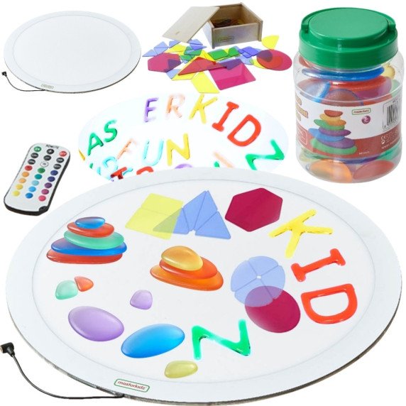MASTERKIDZ Apskritas LED Spalvotas Šviesos Skydas + Priedai Rinkinys