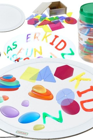 MASTERKIDZ Apskritas LED Spalvotas Šviesos Skydas + Priedai Rinkinys
