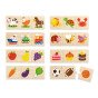 Viga Toys medinis loginis galvosūkis 24 dalių