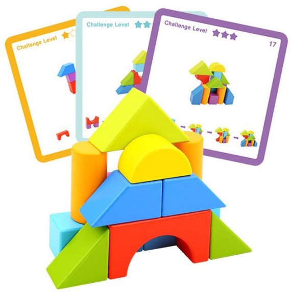 TOOKY TOY Medinis blokų žaidimas