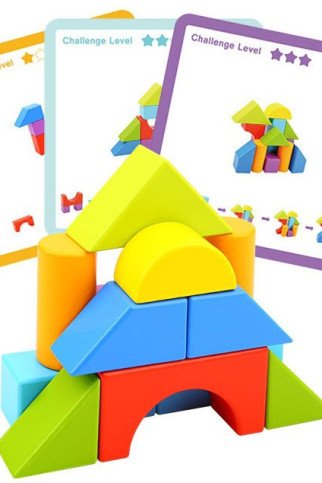 TOOKY TOY Medinis blokų žaidimas TOOKY TOY Medinis blokų žaidimas