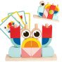 TOOKY TOY Kūrybinis medinis 3D kosmoso blokų krabas