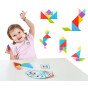 TOOKY TOY Medinis Tangram dėlionė