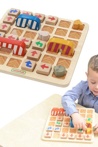 MASTERKIDZ Ankstyvasis mokymasis Programavimo Puzzle žaidimas Rask kelią į sūrį! MASTERKIDZ Ankstyvasis mokymasis Programavimo Puzzle žaidimas Rask kelią į sūrį!